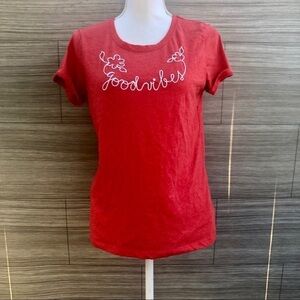 Goodvibes Embroidered Tshirt Size Medium